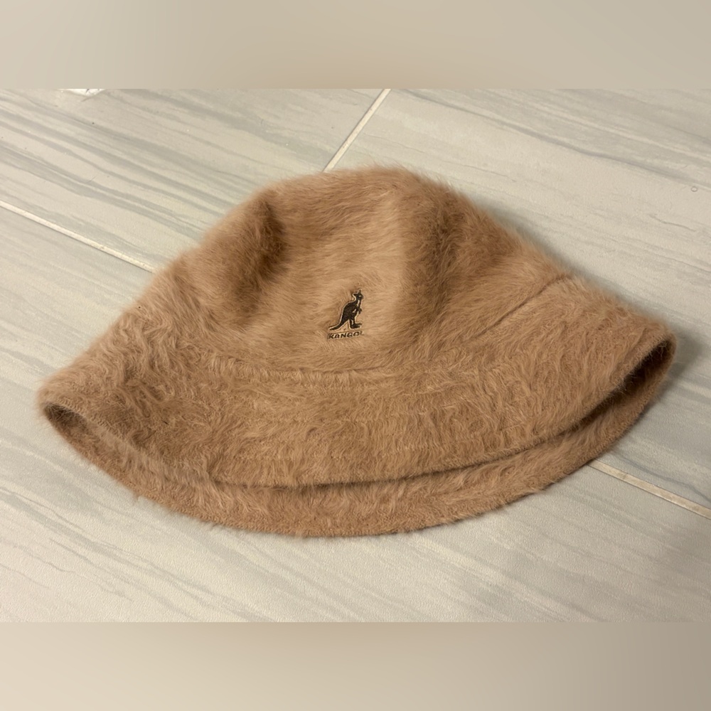 Kangol Furgora Bucket Men’s Angora blend Tan Hat - Picture 6 of 12